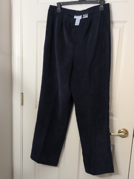 Alfred Dunner Pants - Alfred Dunner Vintage Navy Corduroy Women’s Pants, Size 14